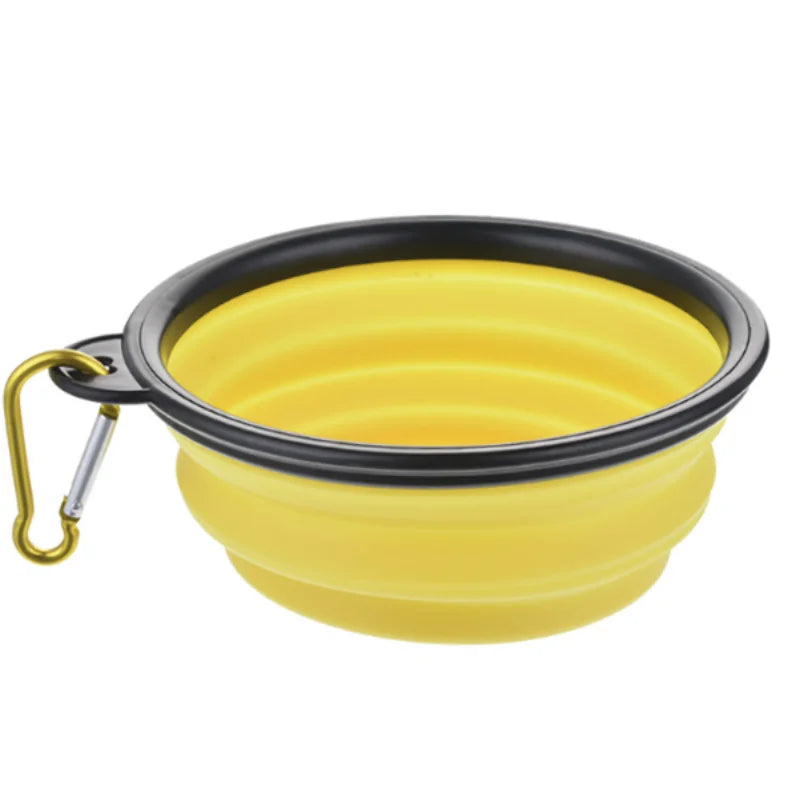 Collapsible TPR travel pet bowl - Pets Place