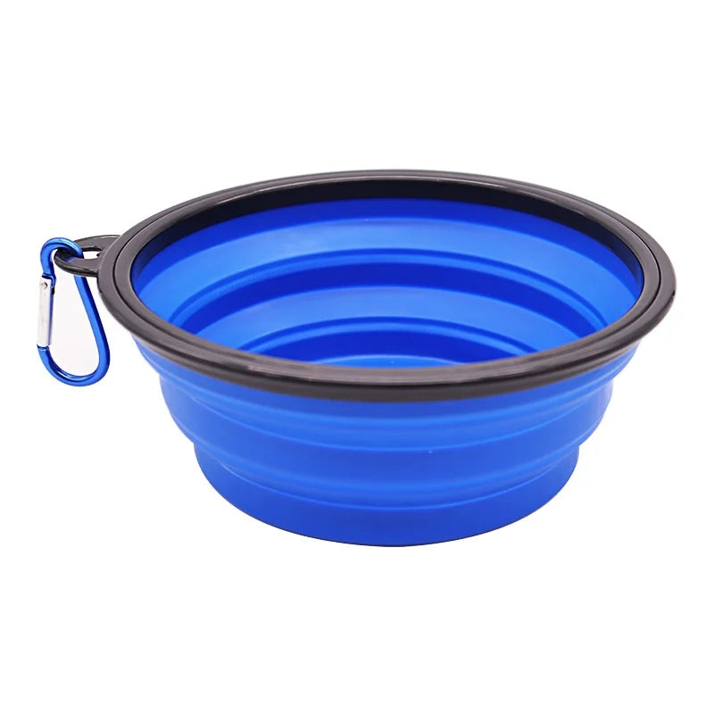 Collapsible TPR travel pet bowl - Pets Place
