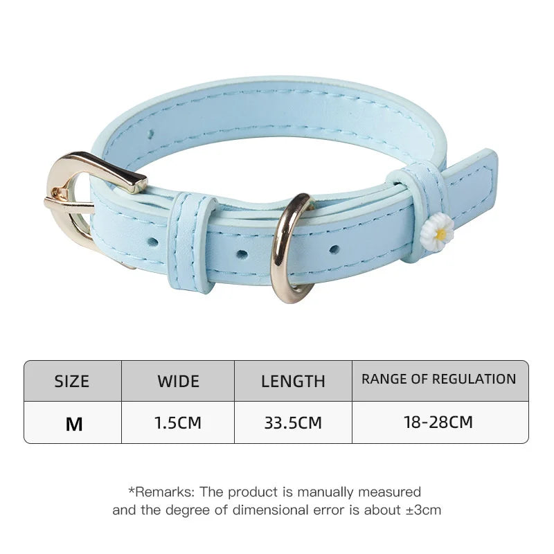 Lether pet collar - Pets Place