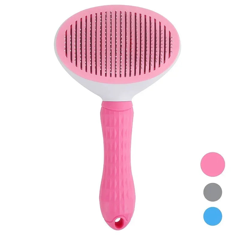 Self-cleaning slicker grooming brush - Pets Place