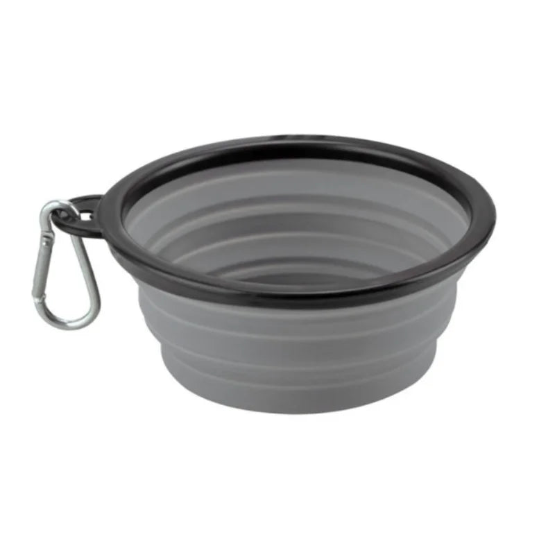 Collapsible TPR travel pet bowl - Pets Place