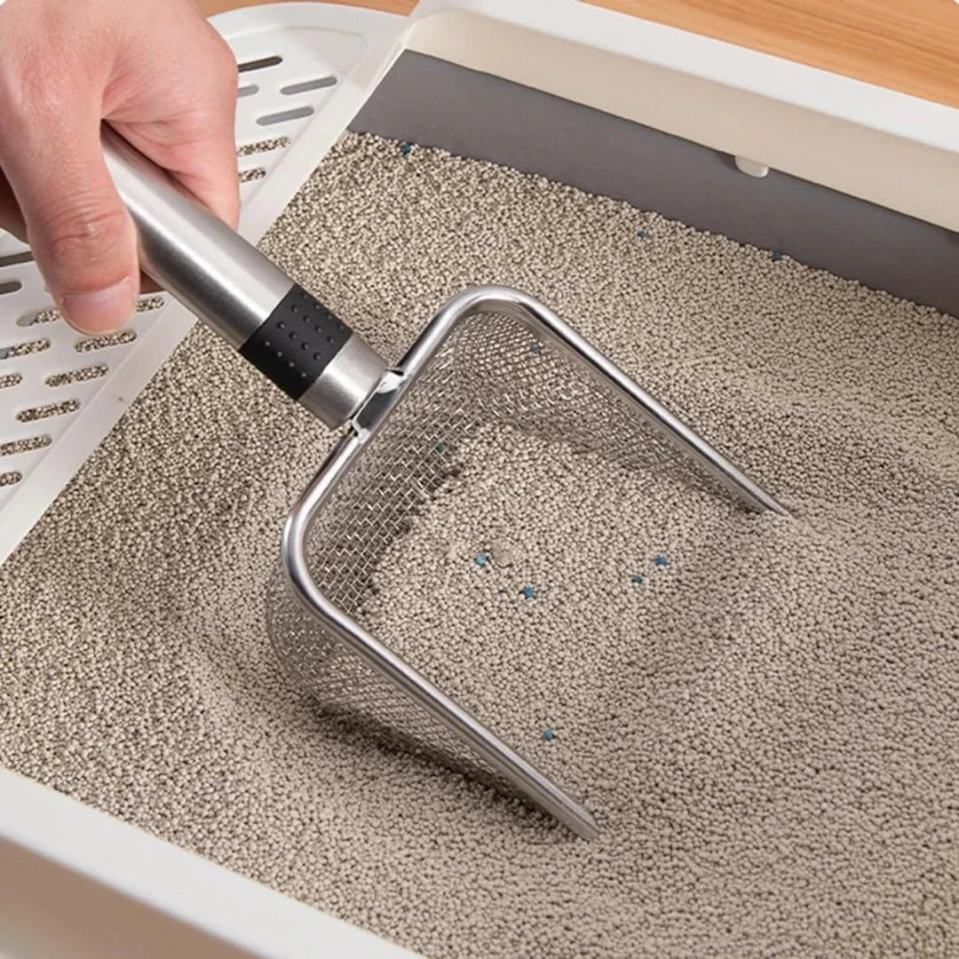 Durable stainless steel litter scoop - Pets Place