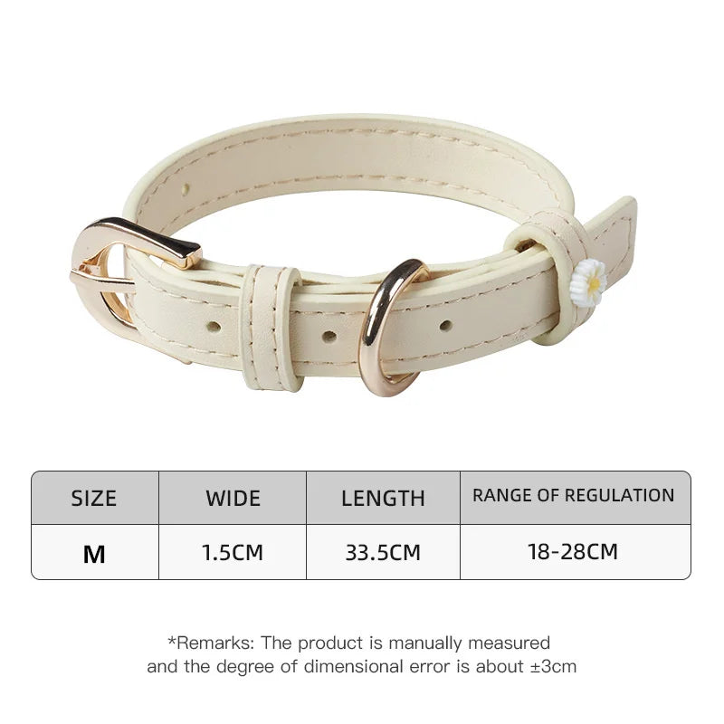Lether pet collar - Pets Place