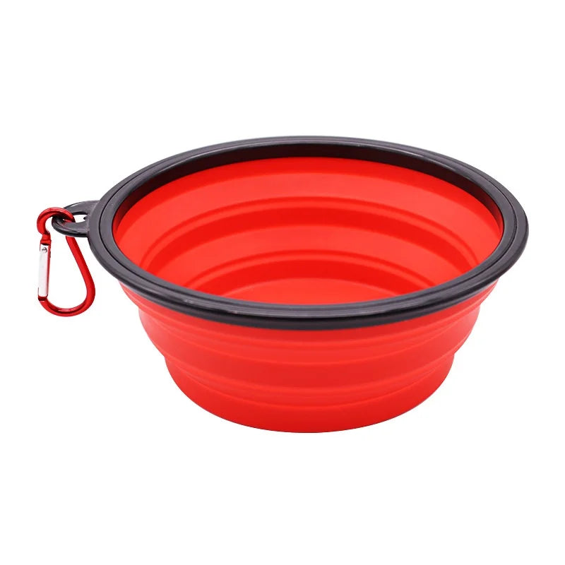 Collapsible TPR travel pet bowl - Pets Place