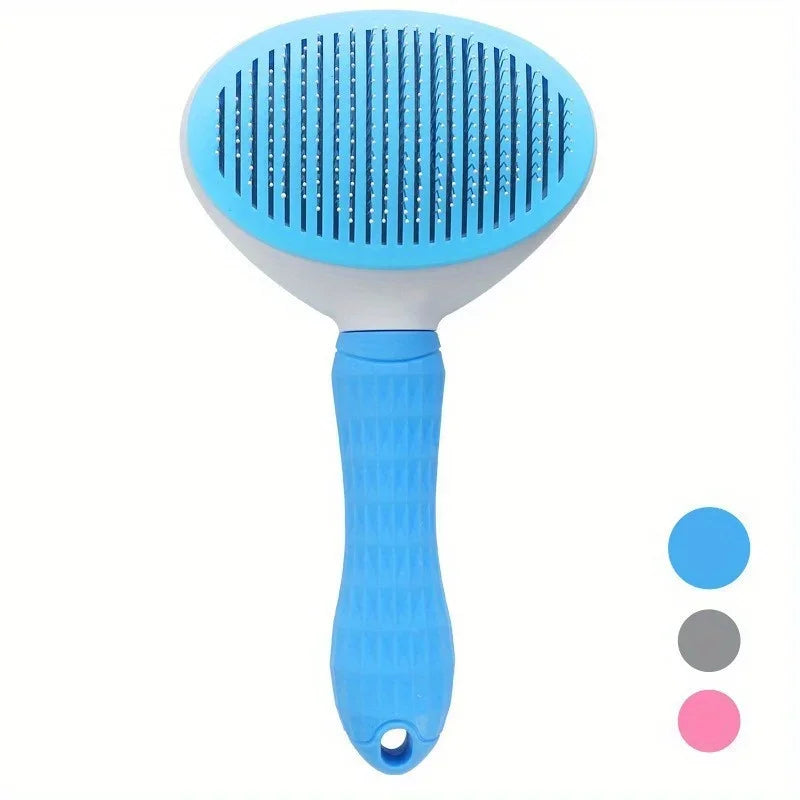 Self-cleaning slicker grooming brush - Pets Place