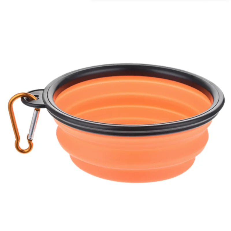 Collapsible TPR travel pet bowl - Pets Place