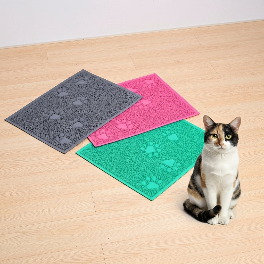 Waterproof easy-clean litter mat - Pets Place