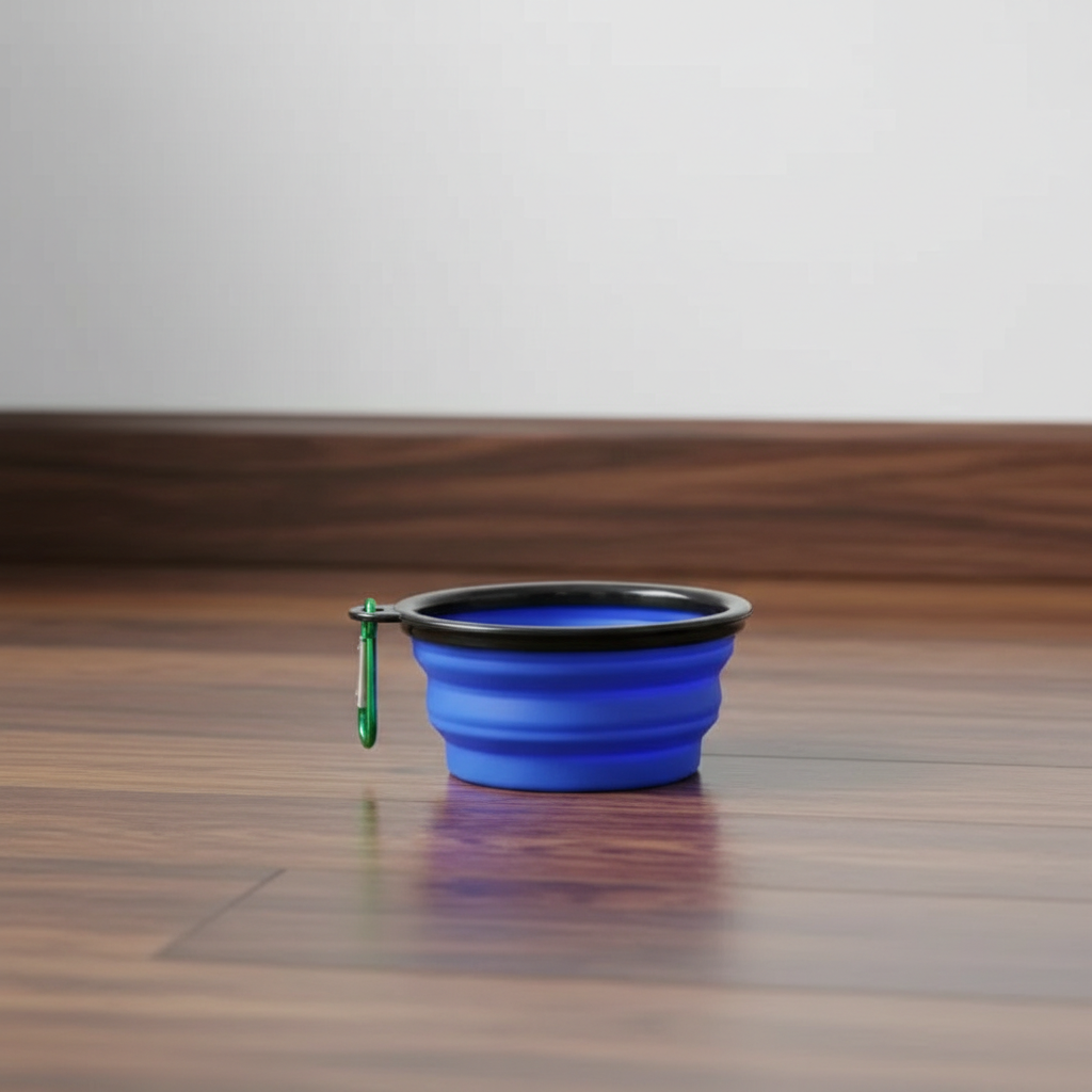 Collapsible TPR travel pet bowl - Pets Place